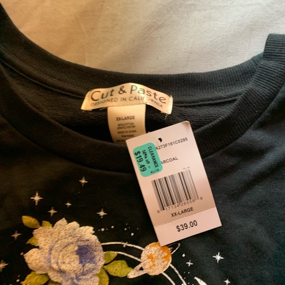 tie front sweatshirt - Picture 3 of 3